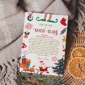 サンタパーソナライズされたーからの北極の公式書簡 招待状