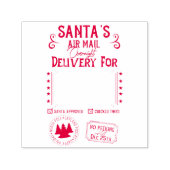 サンタパーソナライズされたーの翌日配達 セルフインキングスタンプ (デザイン)
