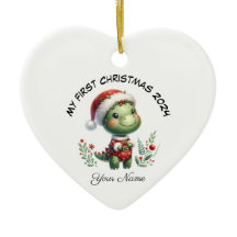 サンタパーソナライズされたー恐竜初めてのクリスマス