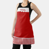 サンタパーソナライズされた小妖精や小人クリスマスホリデー エプロン (インサイチュ)