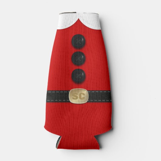 サンタパーティー赤小妖精や小人衣装7月のクリスマス ボトルクーラー (正面)