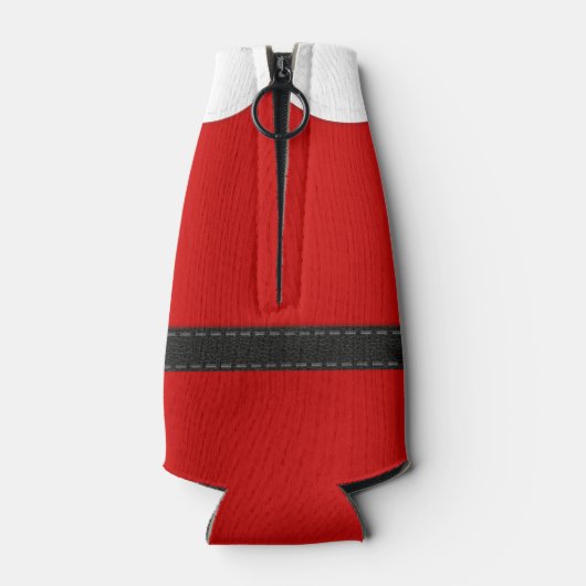 サンタパーティー赤小妖精や小人衣装7月のクリスマス ボトルクーラー (裏面)