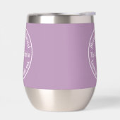 サンタパープルのパーソナライズされた薄紫 (左面)