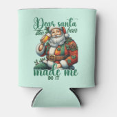 サンタビおもしろいア親愛・ワードアート 缶クーラー (正面)