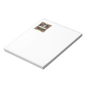 サンタビクトリアンエンジェルズクリスマスアンティーク ノートパッド (回転)