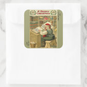 サンタビクトリアンギフトラベル スクエアシール (バッグ)