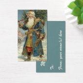 サンタビクトリアンクロースと木 (デスク)