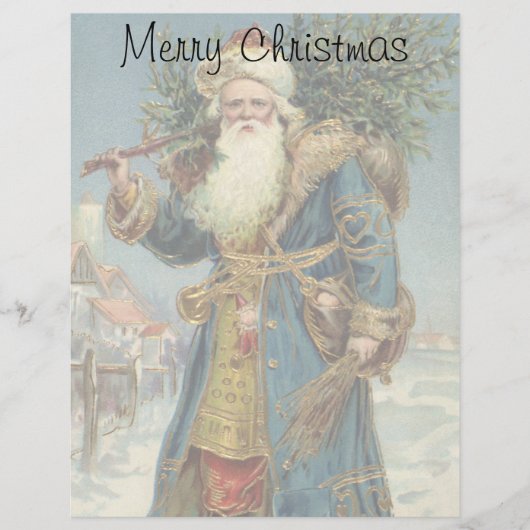 サンタビクトリアンクロースと木 (正面)