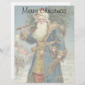 サンタビクトリアンクロースと木 (正面/裏面)