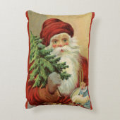 サンタビクトリアンクロースと木 アクセントクッション (裏面(縦))