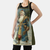 サンタビクトリアンクロースと木 エプロン (インサイチュ)
