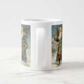 サンタビクトリアンクロースと木 ジャンボコーヒーマグカップ (裏面)