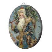 サンタビクトリアンクロースと木 ダーツボード (正面右)