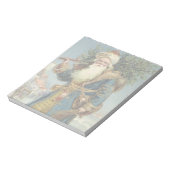 サンタビクトリアンクロースと木 ノートパッド (回転)