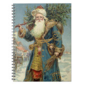 サンタビクトリアンクロースと木 ノートブック (正面)