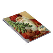 サンタビクトリアンクロースと木 ノートブック (右側)