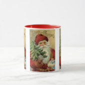 サンタビクトリアンクロースと木 マグカップ (中央)