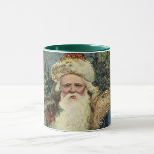 サンタビクトリアンクロースと木 マグカップ (中央)