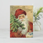 サンタビクトリアンクロースと木 招待状 (スタンド正面)