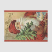 サンタビクトリアンクロースと木 薄葉紙 (正面)