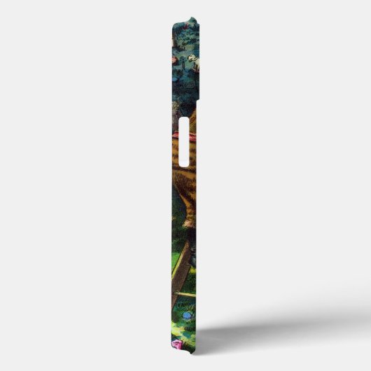 サンタビクトリアンクロースと木 Case-Mate iPhoneケース (裏面 / 右)