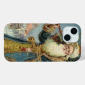 サンタビクトリアンクロースと木 Case-Mate iPhoneケース (裏面 (横))