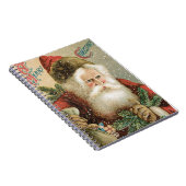 サンタビクトリアンクロースと松 ノートブック (右側)