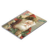 サンタビクトリアンクロースと松 ノートブック (左側)