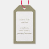 サンタビクトリアンクロースのおもちゃつき ギフトタグ (裏面)