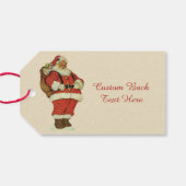 サンタビクトリアンクロースのおもちゃつき ギフトタグ (裏面横)