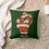 サンタビクトリアンクロースのおもちゃつき クッション (ブランケット)