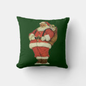 サンタビクトリアンクロースのおもちゃつき クッション (正面)