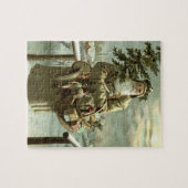 サンタビクトリアンクロースのおもちゃつき ジグソーパズル (横)