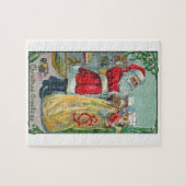 サンタビクトリアンクロースのおもちゃつき ジグソーパズル (横)