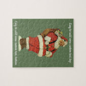 サンタビクトリアンクロースのおもちゃつき ジグソーパズル (横)