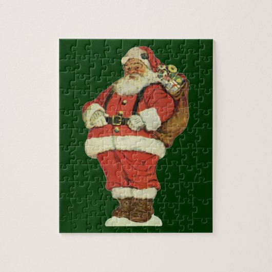 サンタビクトリアンクロースのおもちゃつき ジグソーパズル (縦)