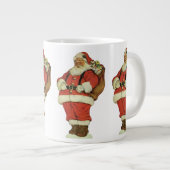 サンタビクトリアンクロースのおもちゃつき ジャンボコーヒーマグカップ (正面右)
