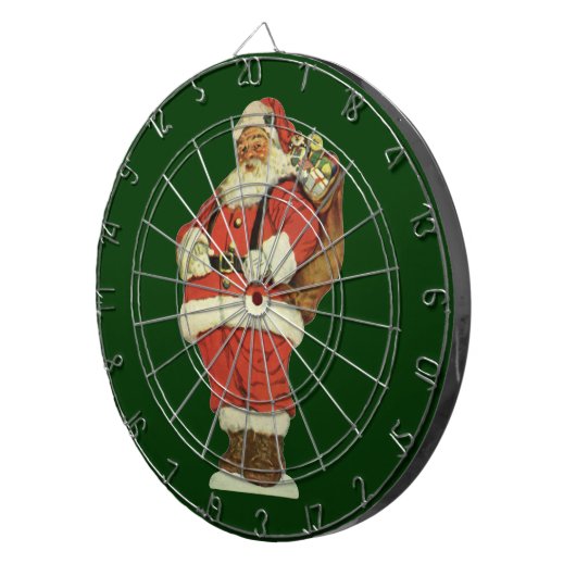 サンタビクトリアンクロースのおもちゃつき ダーツボード (正面右)