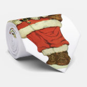 サンタビクトリアンクロースのおもちゃつき ネクタイ (ロール)