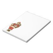 サンタビクトリアンクロースのおもちゃつき ノートパッド (回転)