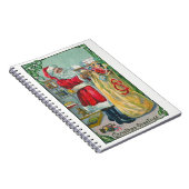 サンタビクトリアンクロースのおもちゃつき ノートブック (右側)