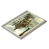 サンタビクトリアンクロースのおもちゃつき ノートブック (左側)