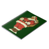 サンタビクトリアンクロースのおもちゃつき ノートブック (左側)