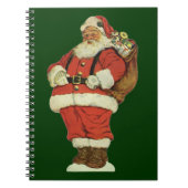 サンタビクトリアンクロースのおもちゃつき ノートブック (正面)