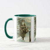 サンタビクトリアンクロースのおもちゃつき マグカップ (左)