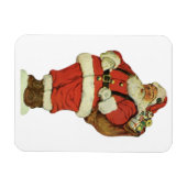 サンタビクトリアンクロースのおもちゃつき マグネット (横)