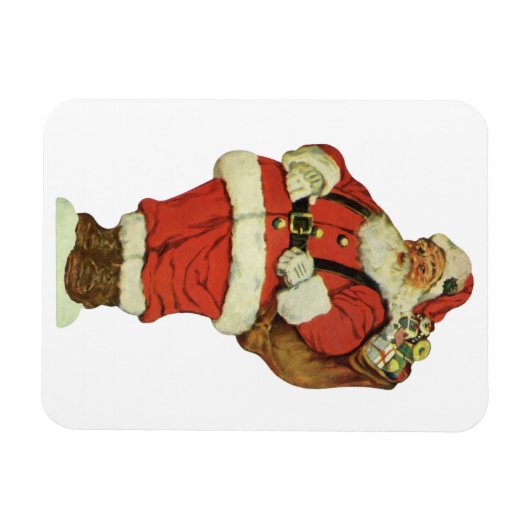 サンタビクトリアンクロースのおもちゃつき マグネット (横)