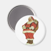 サンタビクトリアンクロースのおもちゃつき マグネット (正面/裏面)