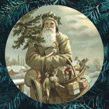 サンタビクトリアンクロースのおもちゃつき