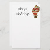 サンタビクトリアンクロースのおもちゃつき 便箋 (正面/裏面)